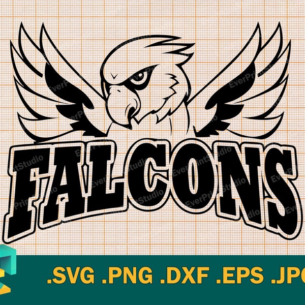 Falcons Cricut File - Etsy