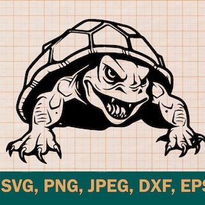 Schildkröte svg, png, dxf, eps - Digital Download für Crafting, Design & DIY | Schildkröte geschnitten Dateien