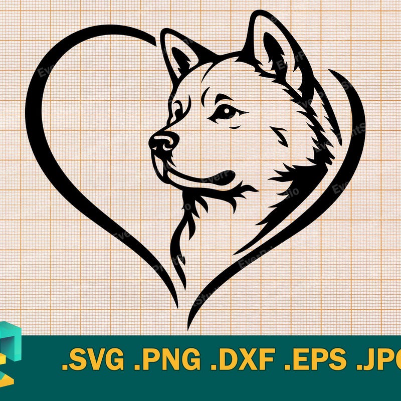 Japanese Akita Inu Card - Etsy