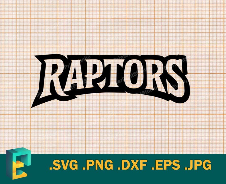 Raptors Mascot Svg - Cricut, Silhouette | Raptors Sports Team Logo SVG ...