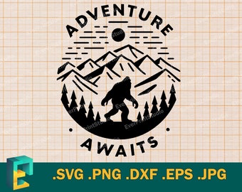 Hiking SVG - Cricut, Silhouette | Vector Outdoor Adventure Cut File | Funny Hiking Saying Download Template for Cutting svg, png, eps, dxf