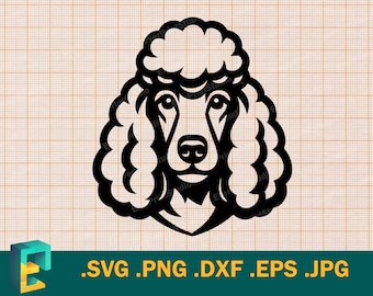 Poodle SVG Cut File: Cricut, Silhouette, Vector Logo (Digital Download