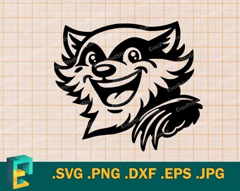 Wolverine Maskottchen SVG - Cricut, Silhouette | Wolverine Team Logo Schnittdatei |  Wolverine Maskottchen Sport, Schule, College svg, dxf, eps