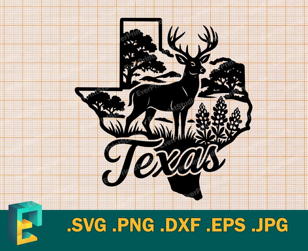 Texas SVG - Cricut, Silhouette | Vector Texas State USA Cut File ...