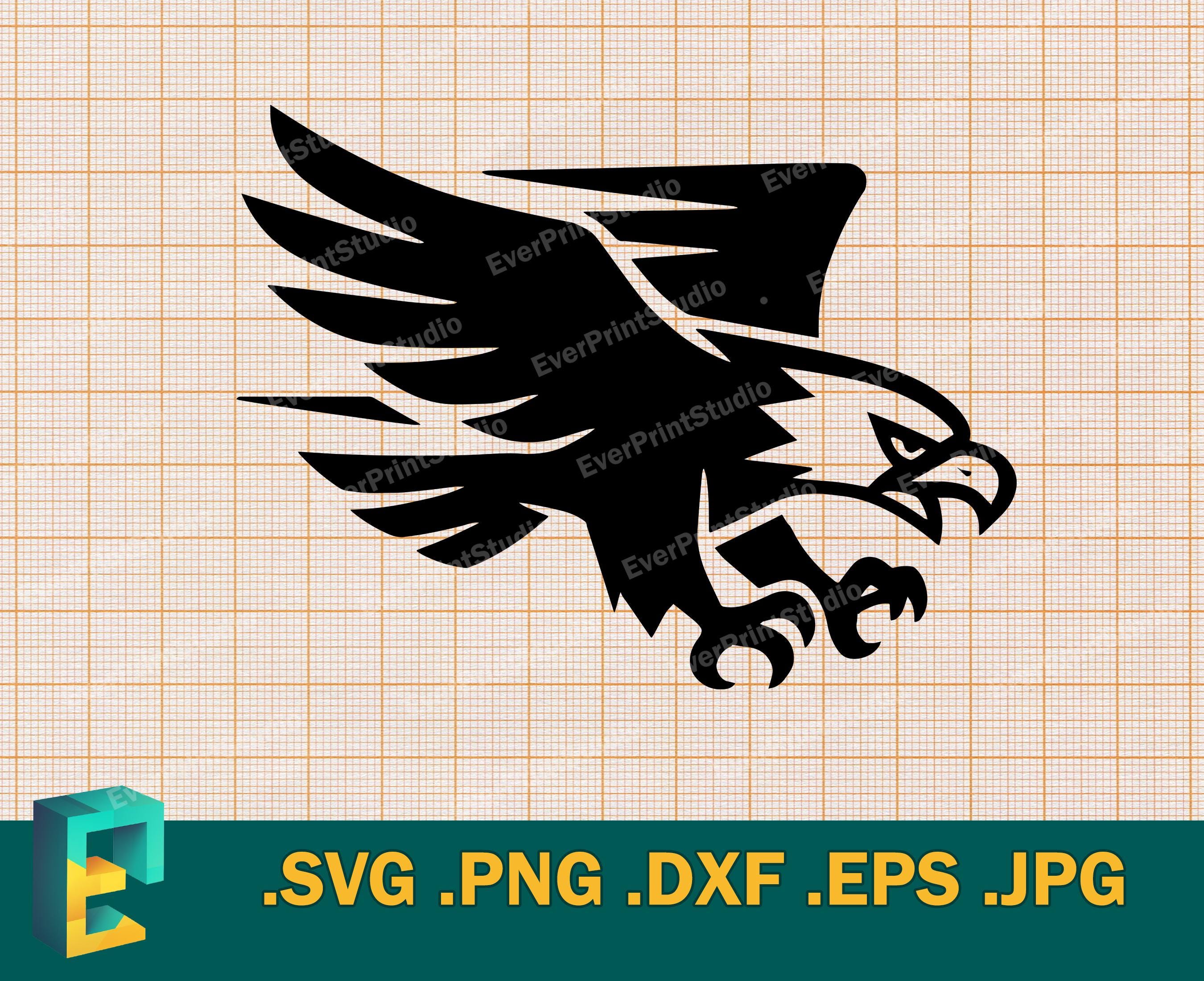 Flying Eagle SVG - Cricut, Silhouette | Vector Bald Eagle SVG Cut File ...