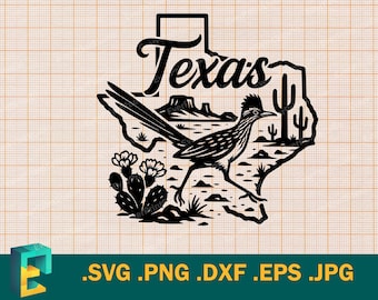 Texas SVG - Cricut, Silhouette | Vector Design Texas State USA Cut File | Download State of Texas  Template for Cutting svg, png, eps, dxf