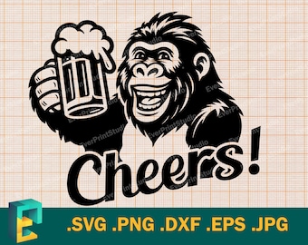 Cerveza SVG - Cricut, Silueta / Vector Cerveza divertida bebiendo archivo de corte svg / Archivo de corte de cerveza para Cricut, Cita de cerveza, Taza de cerveza svg, png, eps, dxf
