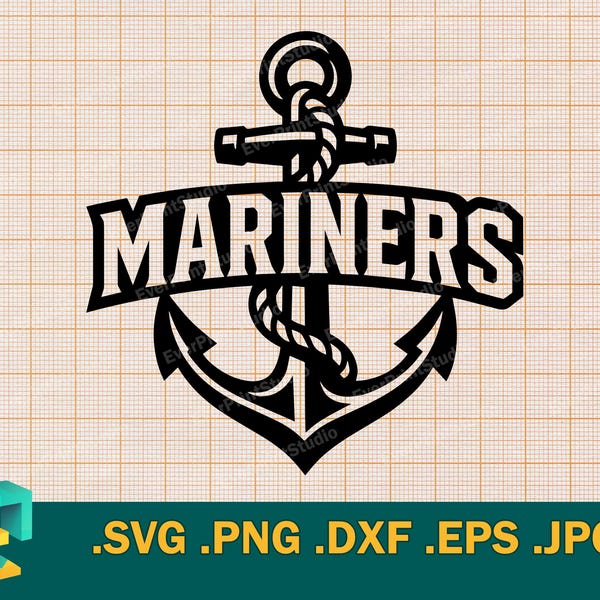 Seattle Mariners Clip Art - Etsy