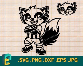 Wolverine Maskottchen SVG - Cricut, Silhouette | Wolverine Fussball Team Maskottchen Logo Schnitt Datei. Wolverine School Logo, College svg, png, dxf, eps