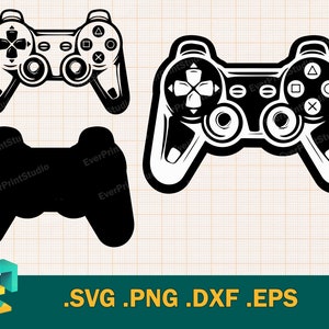 Spelbesturing SVG - Gelaagd ontwerp voor Cricut | Video Game Controller Cricut SVG-bestanden, vectorontwerp. Svg, png, jpg, eps, dxf downloaden