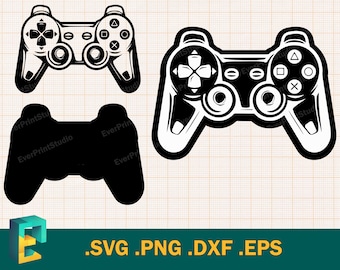 Game Controller SVG - Layered Design für Cricut | Video Game Controller Cricut SVG-Dateien, Vektor-Design. Download svg, png, jpg, eps, dxf