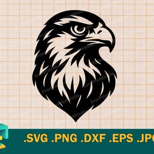 Hawk Mascot SVG: School Spirit Shirt Design (Digital Download)