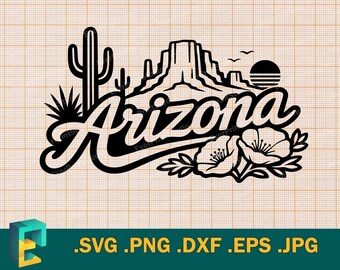 Arizona SVG - Cricut, Silhouette | Vector Arizona State USA Cut file. Arizona Ram US Template for Cutting Download svg, png, eps, dxf