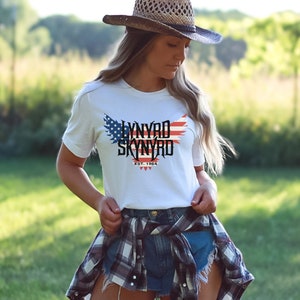 Lynyrd Skynyrd Shirt, Lynyrd Skynyrd T-shirt,Southern Rock Shirt, Band Shirt, Band Tee, Concert Shirt, American Flag Shirt,Rock & Roll Shirt