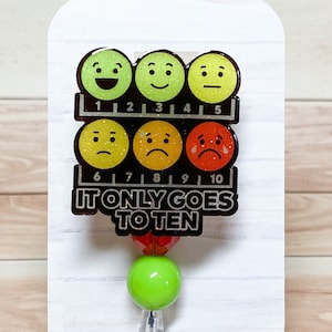 It Only Goes To Ten Interchangeable Retractable Badge Reel