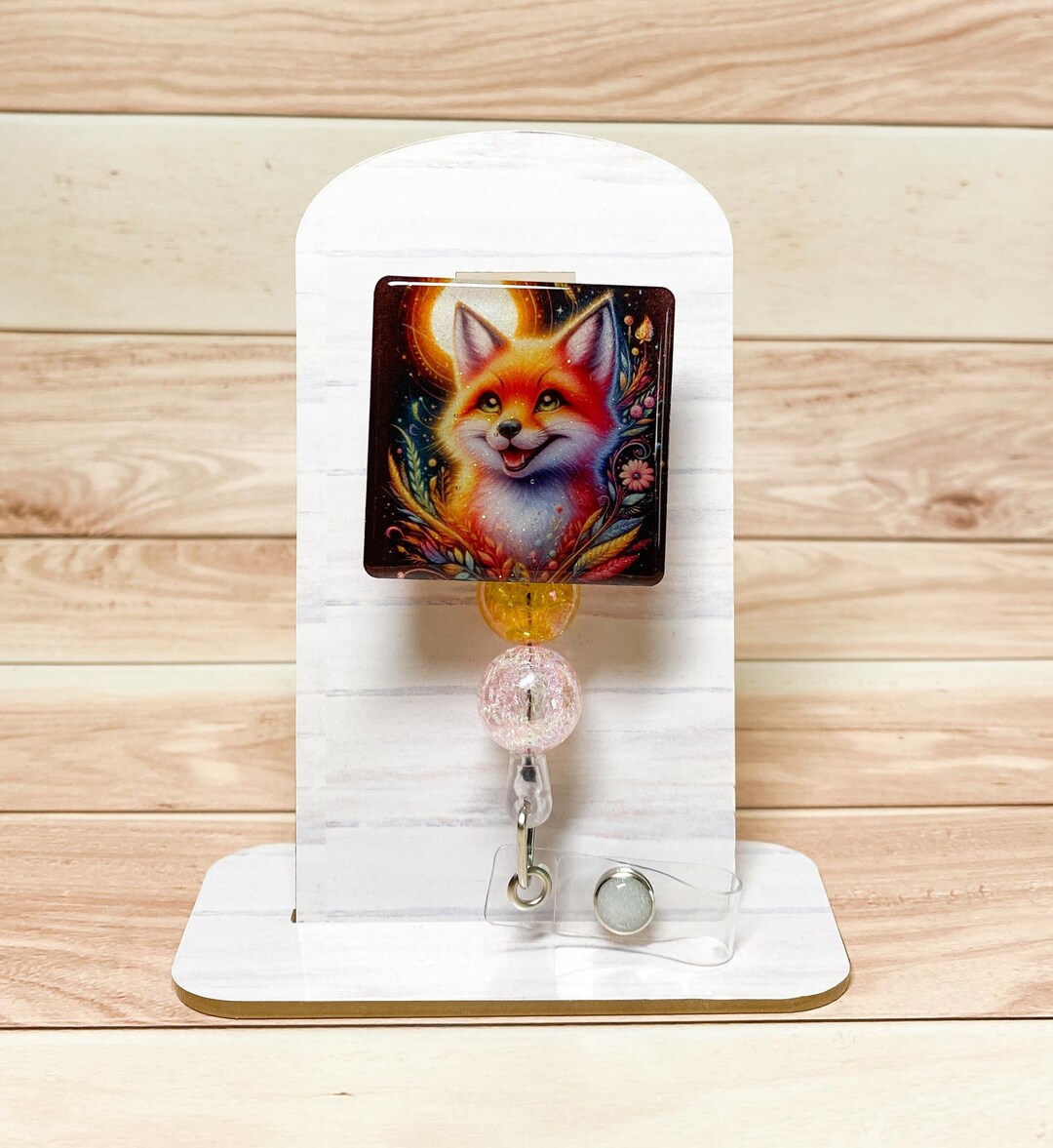 Fox Interchangeable Retractable Badge Reel - Etsy