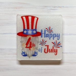 Happy 4th Of July Gnome Magnet