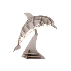 3D Paper kit er craft jigsaw of Dolphin