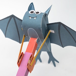 Kit de animación de papel de murciélago revoloteando, de Rob Ives
