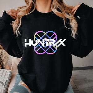 Huntrix Girls-logo png, Kpop Demon Hunters png, Huntrix-fan png-cadeau, Rumi Zoey Mira grafische png, Kpop Huntrix, digitale bestanden downloaden