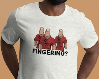 Unhinged Fingering T-Shirt | Weird Alt T-Shirt | Funny Strange Thumb Person Gift | Y2K Humor Shirt | Meme Humor Shirt
