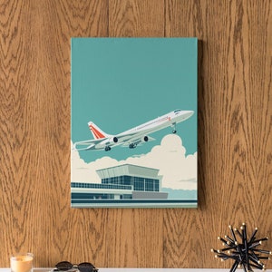Airline Jet Print Wall Art - Aviation Wall Art  - Aviation Gifts