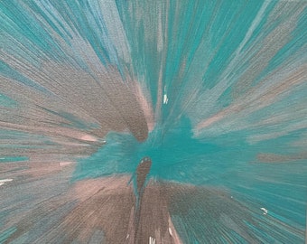 Spin Art - Acrylic - 14" x 14"