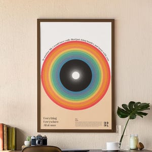 Everything Everywhere All At Once Movie Poster, Retro Art Print
