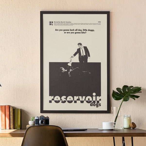 RESERVOIR DOGS Movie Poster , Film Poster, Minimalist Poster, Reservoir Dogs Poster, Reservoir Dogs Print, Art Print, Wall Art, Tarantino