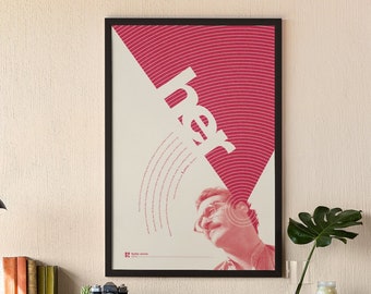 Her Movie Poster, Joaquin Phoenix, Minimalist Film Art Print