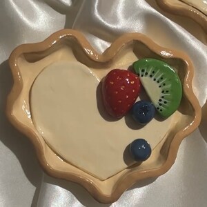 Fruit tart trinket dish