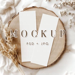 Fotostrookmodel 2 x 6, bruiloft Photo Booth-strook PSD, dubbele bladwijzermodel, verjaardagsgunst fotokaart, bohostrookweergave PSD-model