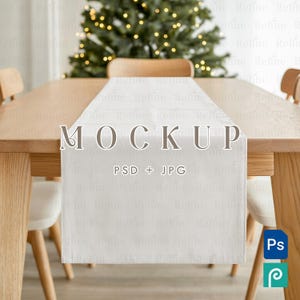 Jullöpare-mockup, linnelöpare PSD-mall, julduk-mockup
