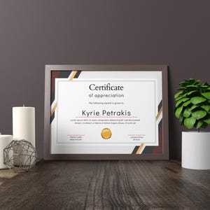 Certificaat | Gepersonaliseerde certificaatlijst | Documentlijst | Diplomadisplay |  Kantoorinrichting | Aangepaste documenthouder | Afstudeercadeau |