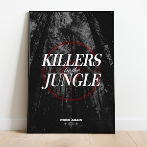 Fred Again Rumble | Music Print | Techno Print | House Music | Bold | Lyrics | Quote | Trendy Print | A3 A4 A5 | DJ | Fred Again Jungle