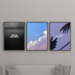 Fred Again Bundle | Music Print | Techno Print | House Music | Bold | Lyrics | Quote | Trendy Print | A3 A4 A5 | DJ
