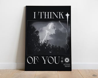Think of You - Kettama x Prospa | Music Print | Techno Print | House Music | A1 A3 A3 A4 A5 |