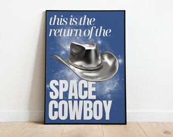Jamiroquai Space Cowboy | Music Print | Techno Print | House Music