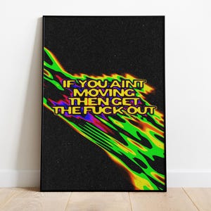 Hannah Laing Bass Boys | Music Print | Techno Print | House Music | Bold | Lyrics | Quote | Trendy Print | A3 A4 A5 | DJ