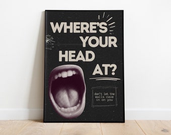 Where's Your Head at Basement Jaxx Music Lyrics A5 A4 A3 - Etsy