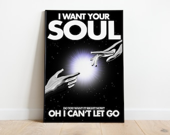 I Want Your Soul Armand Van Helden | Music Print | Techno Print | House Music | Bold | Lyrics | Quote | Trendy Print | A3 A4 A5 | DJ