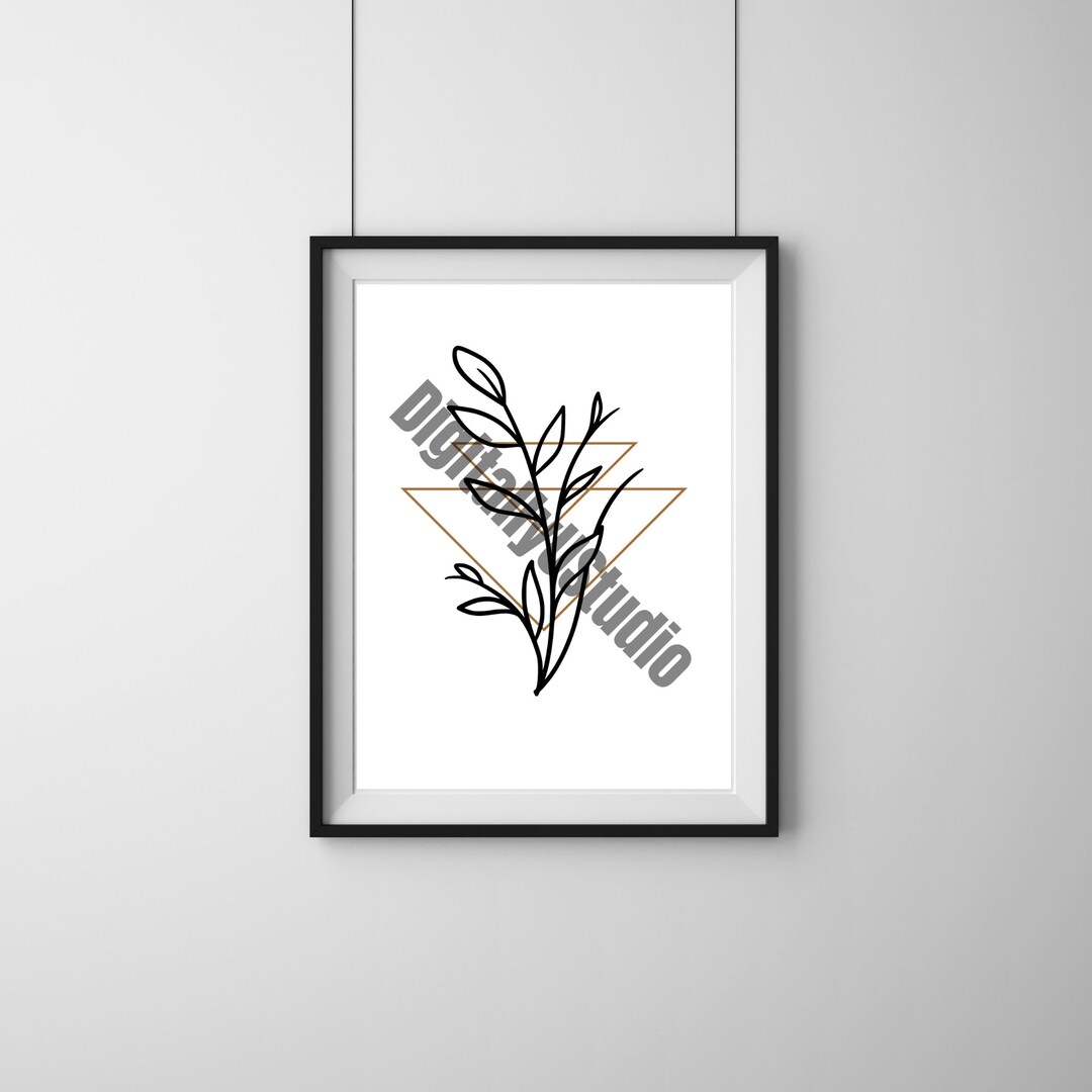 Tryptic Wall Art Boho Modern Wall Print Minimal Wall Decor Printable