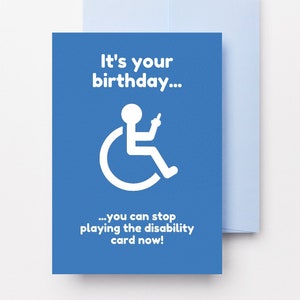 Grappige verjaardagskaart voor gehandicapten: unieke en speelse groet voor speciale gelegenheden