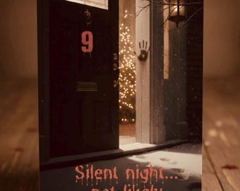 Inside No. 9 Christmas Card, Dark Humor Holiday Greeting