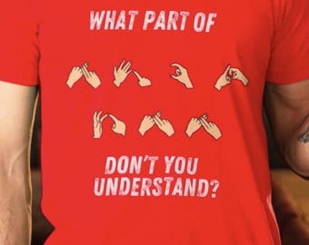 Cheeky BSL Fuck Off T-Shirt - Sassy Sign Language Graphic Tee