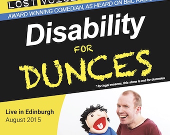 Lost Voice Guy: Disability for Dunces, Live Comedy Show (DVD or Download)