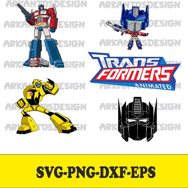 Transformers Svg | Digital File | Download Only | Cricut | Vector| Svg Eps,Png, Dxf