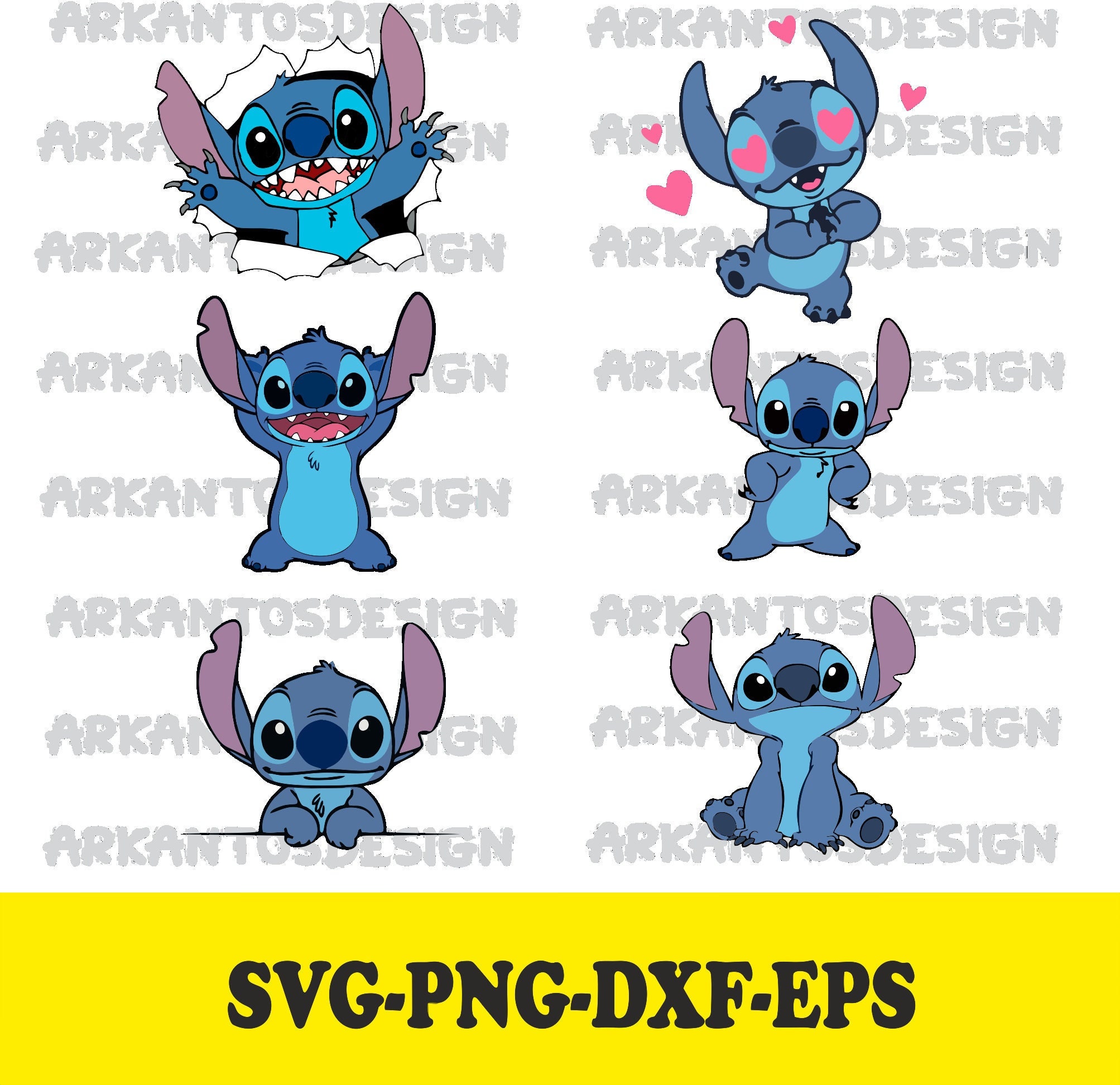 Stitch Bundle Svg / Stitch Clipart / Cricut Svg pour - Etsy France