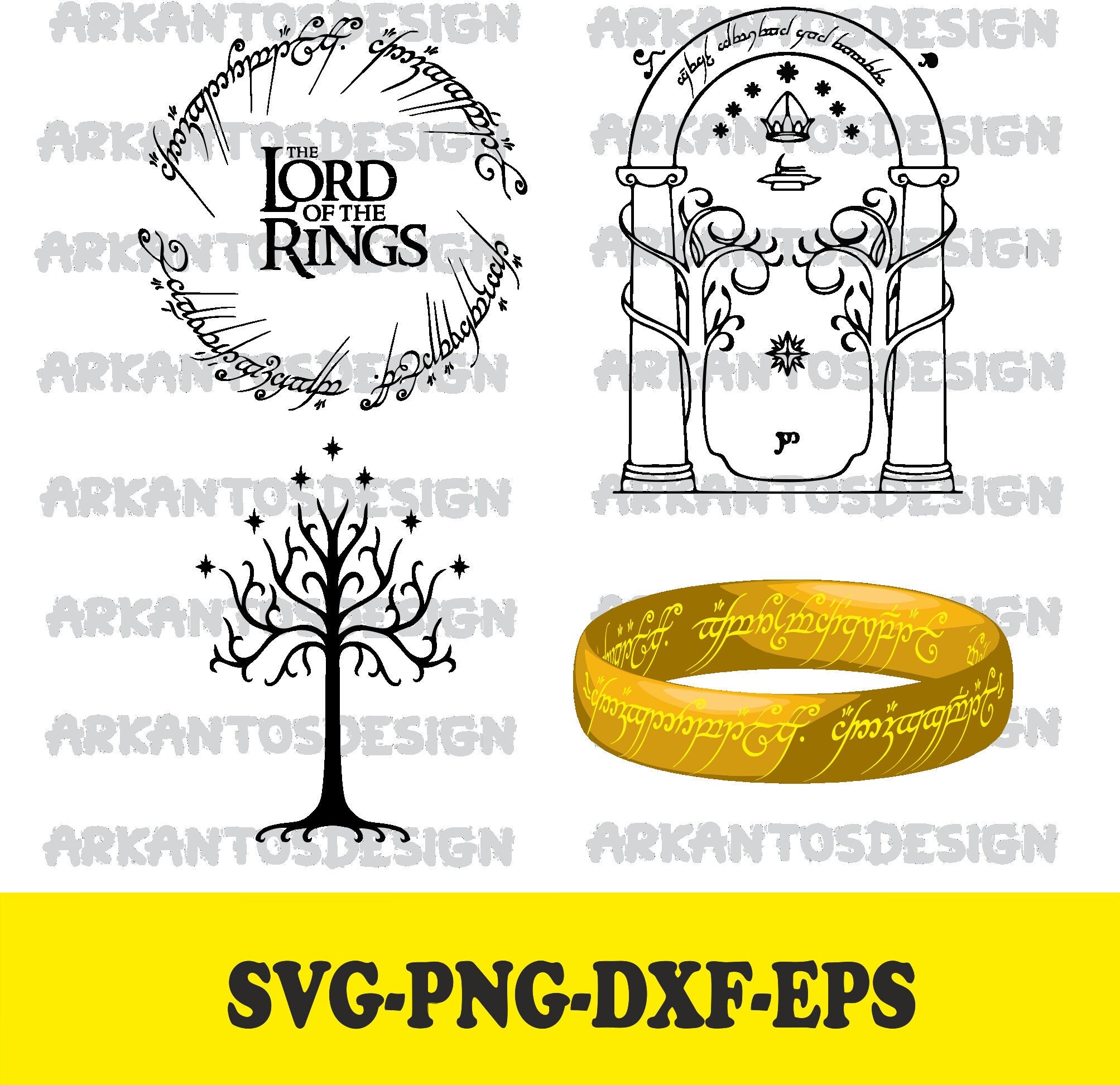 Lord of the Rings Svg Sauron Svg Lotr Svg Sticker (Download Now) 