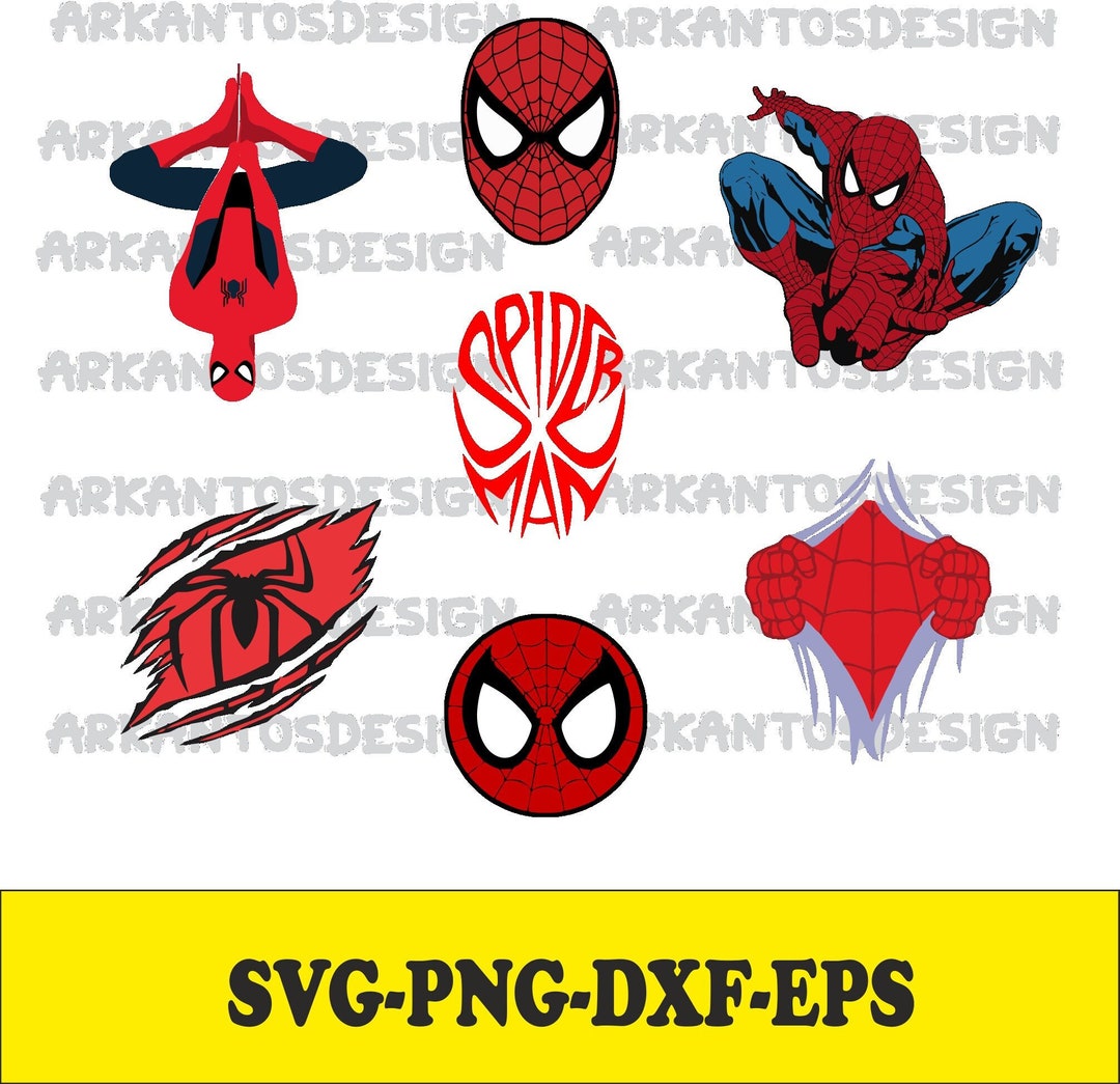 SPIDERMAN SVG Bundle, Spider-man Svg Cut Files for Cricut, Spider Man ...